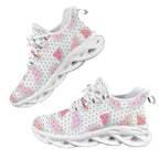 Pastel Watermelon Slices Women's Twisted Sole Sneakers
