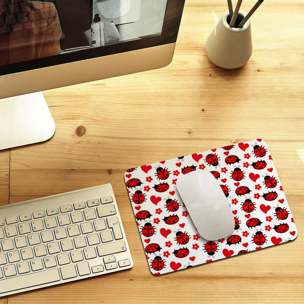 Ladybugs Leather Mouse Pad Leather Mouse Pad animal Printed Offshore