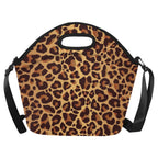 Leopard Print - Neoprene Lunch Bag One Size Neoprene Lunch Bag Printed Offshore