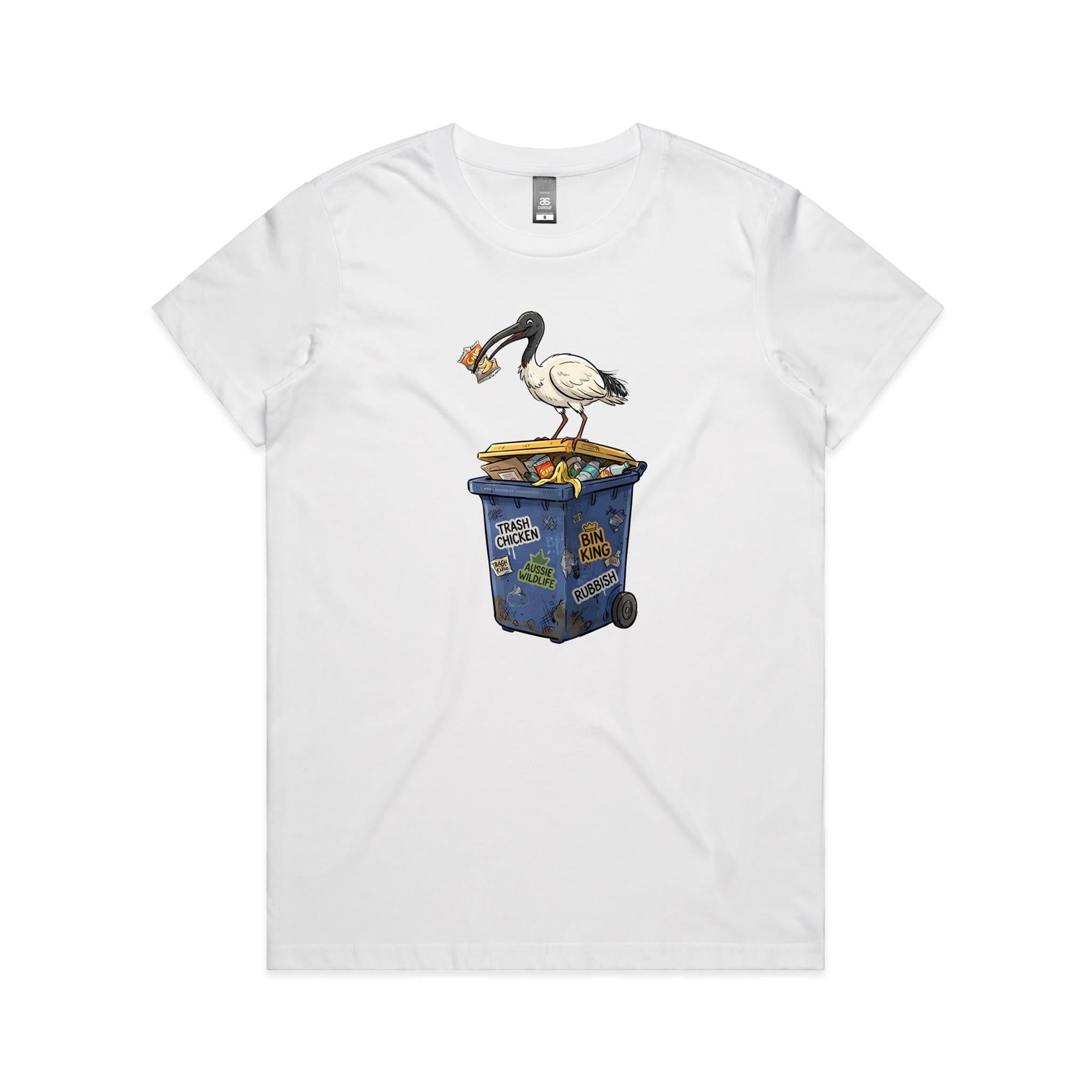 Bin Chicken Australian Ibis Women's AS Colour T-shirt