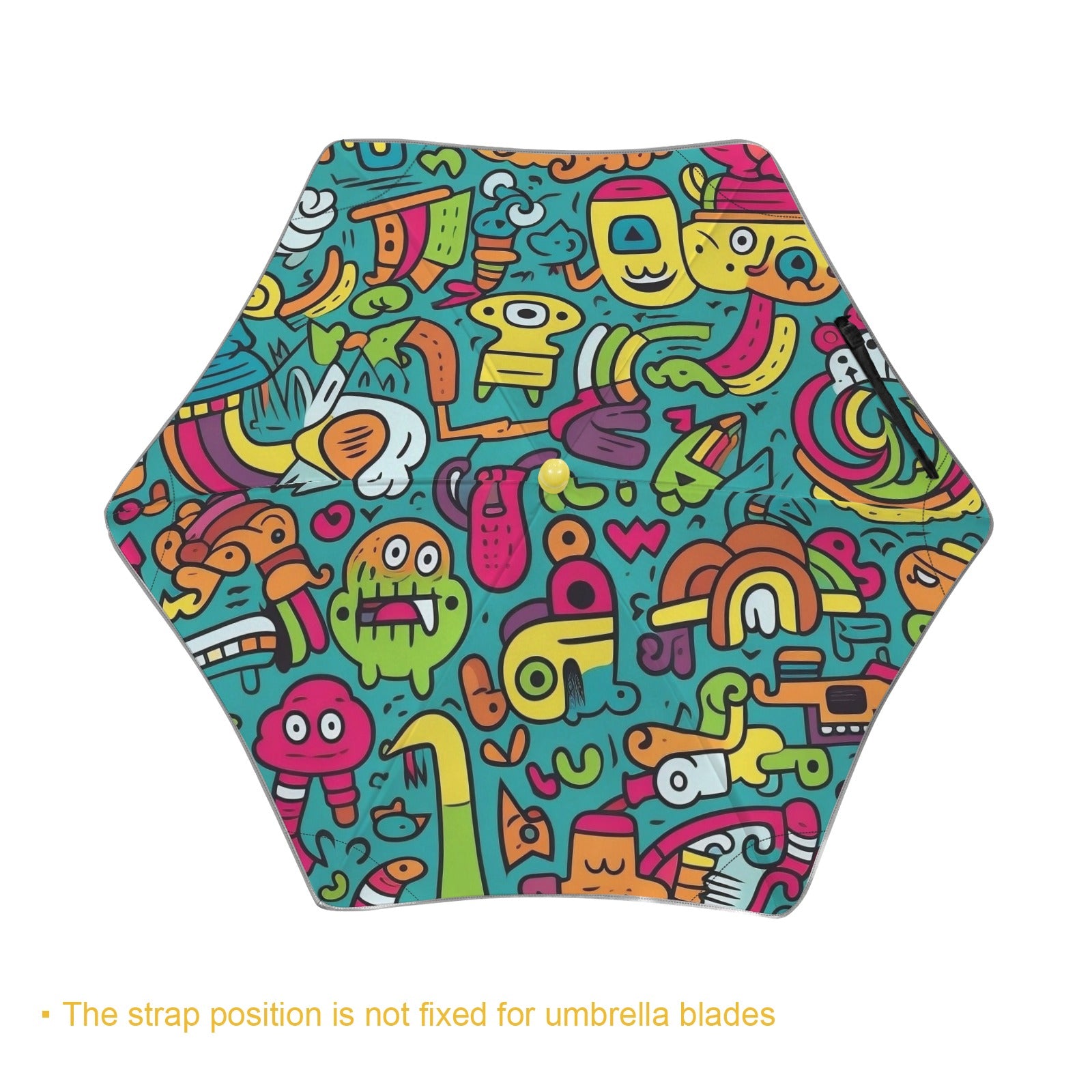 Crazy Characters Kids Safe Round Corner Umbrella Kids Safe Round Corner Umbrella Printed Offshore Sci Fi