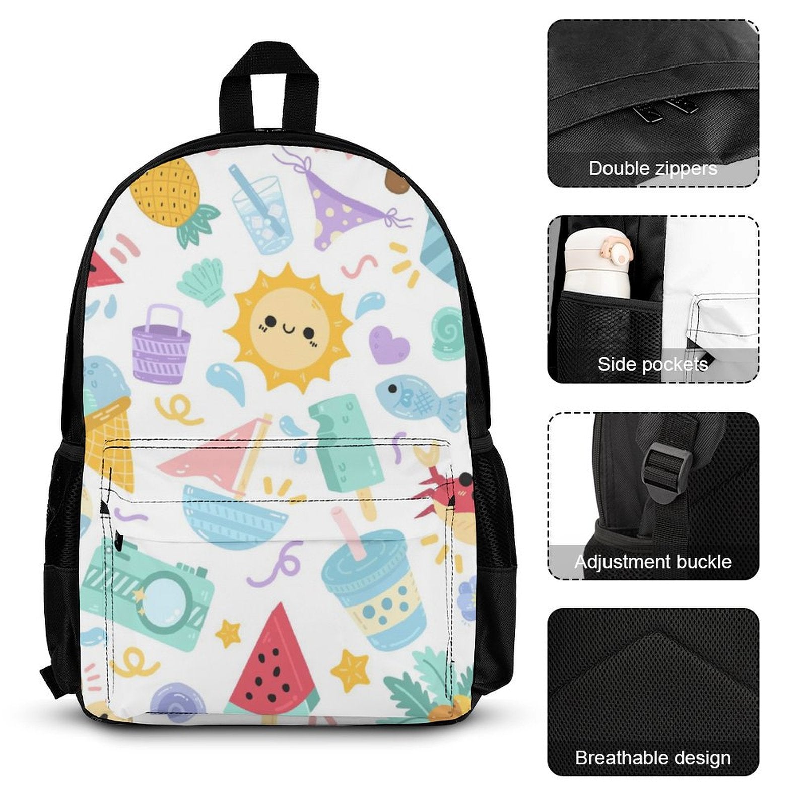 Summer Fun - Three Piece Backpack Set