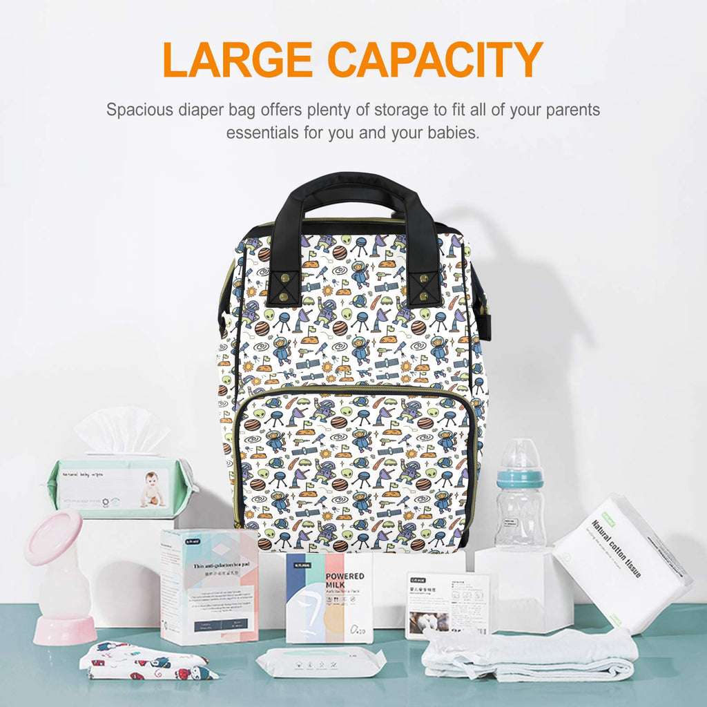All About Space Multi-Function Backpack, Nappy / Diaper Bag Multi-function Backpack, Nappy / Diaper Bag Printed Offshore Sci-Fi