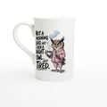 Not A Morning Bird, Not A Night Owl, Just Tired White 10oz Porcelain Slim Mug Default Title Porcelain Mug animal Birds Globally Fulfilled Work