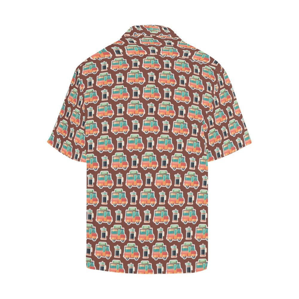 Coffee Van - Mens Hawaiian Shirt