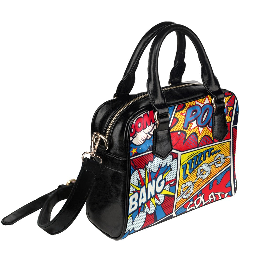 Comic Book - Shoulder Handbag (Model 1634) Shoulder Handbags (1634)