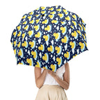 Rubber Ducks On Dark Umbrella
