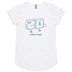 Ctrl Z, Computer Keyboard, I Take It Back - Womens Scoop Neck T-Shirt White Womens Scoop Neck T-shirt Printed In Australia Tech