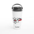 Personalised - I'm The Bomb, Atom - White 15oz Stainless Steel Travel Mug Default Title Personalised Travel Mug Globally Fulfilled Science