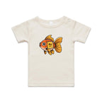 Gold Fish Periodic Table AS Colour Baby T-shirt