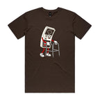 Retro Gamer Men's AS Colour T-shirt Dark Chocolate Mens T-shirt Games Printed In Australia