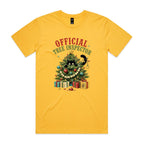 Official Tree Inspector Cat Men's Christmas T-shirt