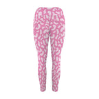 Pink Leopard - Women's High Waist Pockets Yoga Leggings