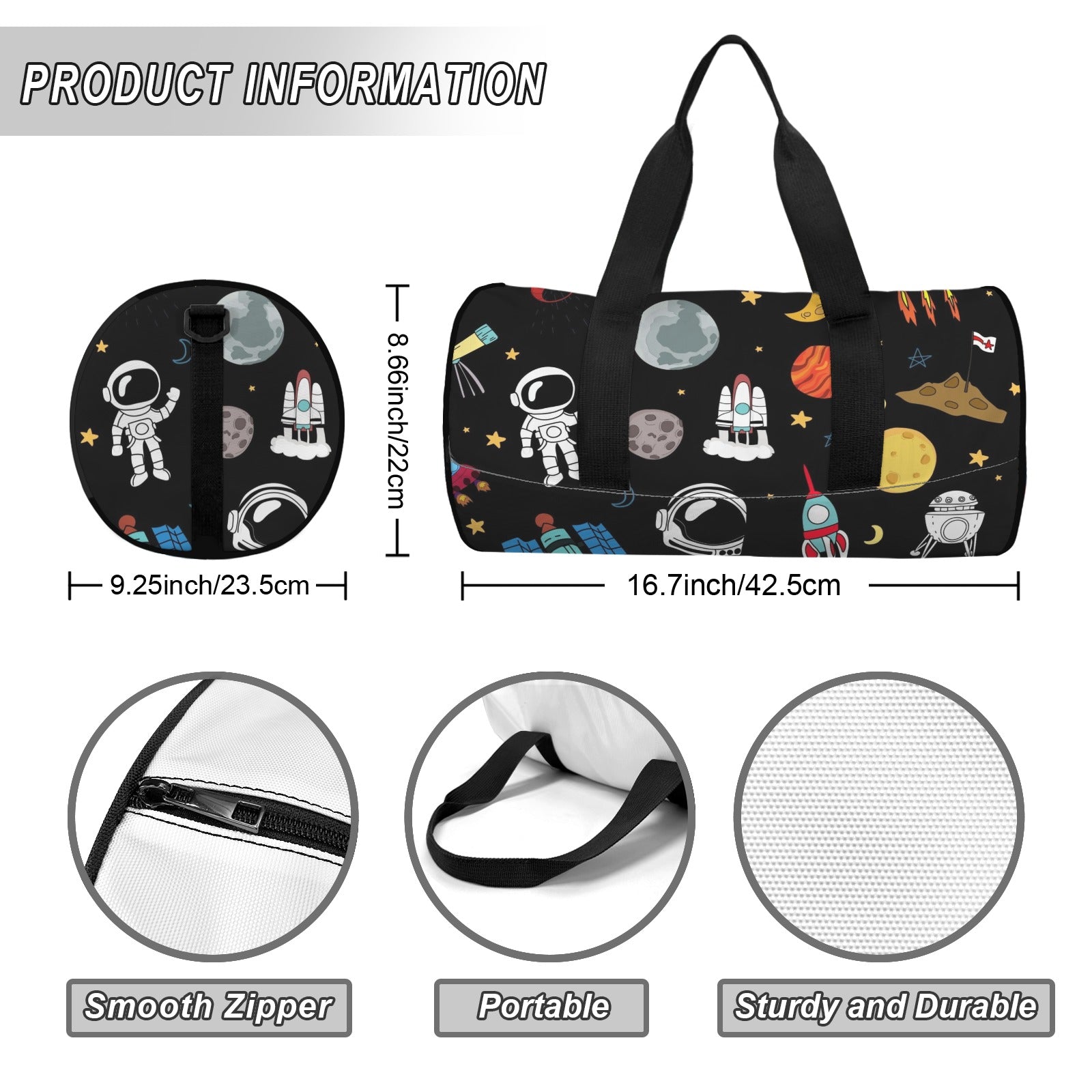 Fun Space Duffle Bag Duffle Bag Printed Offshore