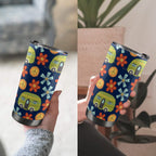 Hippy Caravan - 20oz Mobile Tumbler with Lid (Black Lock) 20oz Travel Mug Printed Offshore Retro