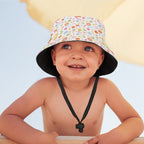 Abstract Colourful Shapes Kids Bucket Hat Kids Bucket Hat Printed Offshore