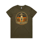 I Want To Believe Vintage UFO Women's AS Colour T-shirt