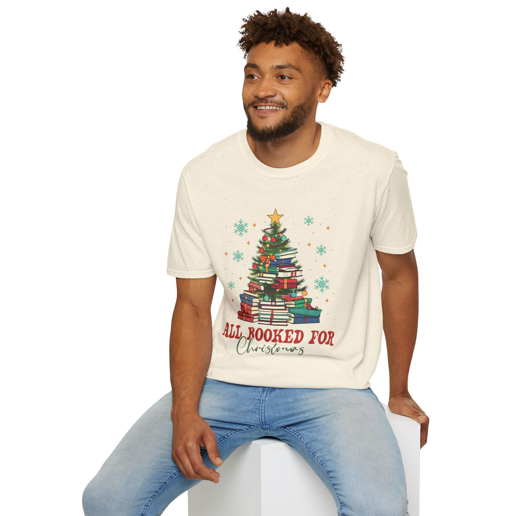 All Booked For Christmas - Unisex Softstyle T-shirt