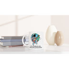 Astronaut, All We Need Is Love, Peace And A Little Space - White 11oz Ceramic Mug White 11oz Mug Globally Fulfilled Space