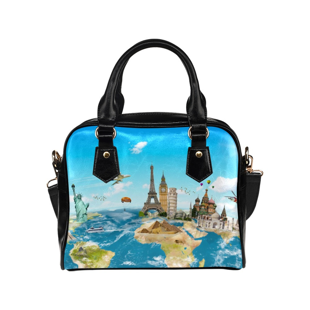 Around The World - Shoulder Handbag (Model 1634) Shoulder Handbags (1634)