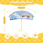Colourful Cars Kids Safe Round Corner Umbrella