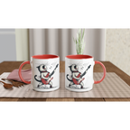 Personalised Cat Playing Guitar 11oz Ceramic Mug Personalised 11oz Mug animal Globally Fulfilled Music