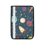 Rocket and Planets In Space Car Seat Belt Cover 7''x10'' (Pack of 2) Car Seat Belt Cover 7x10 (Pack of 2) Printed Offshore Space