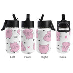 Little Piggies 12oz Kids Water Bottle with Straw Lid