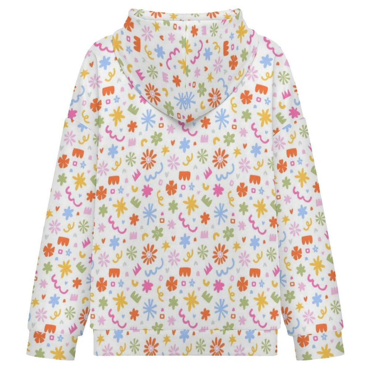 Abstract Colourful Shapes Women's Full-Zip Hoodie
