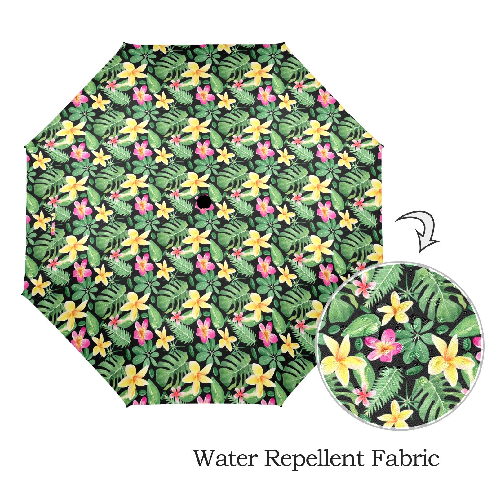 Frangipani - Semi-Automatic Foldable Umbrella (Model U12) Semi-Automatic Foldable Umbrella (U12)