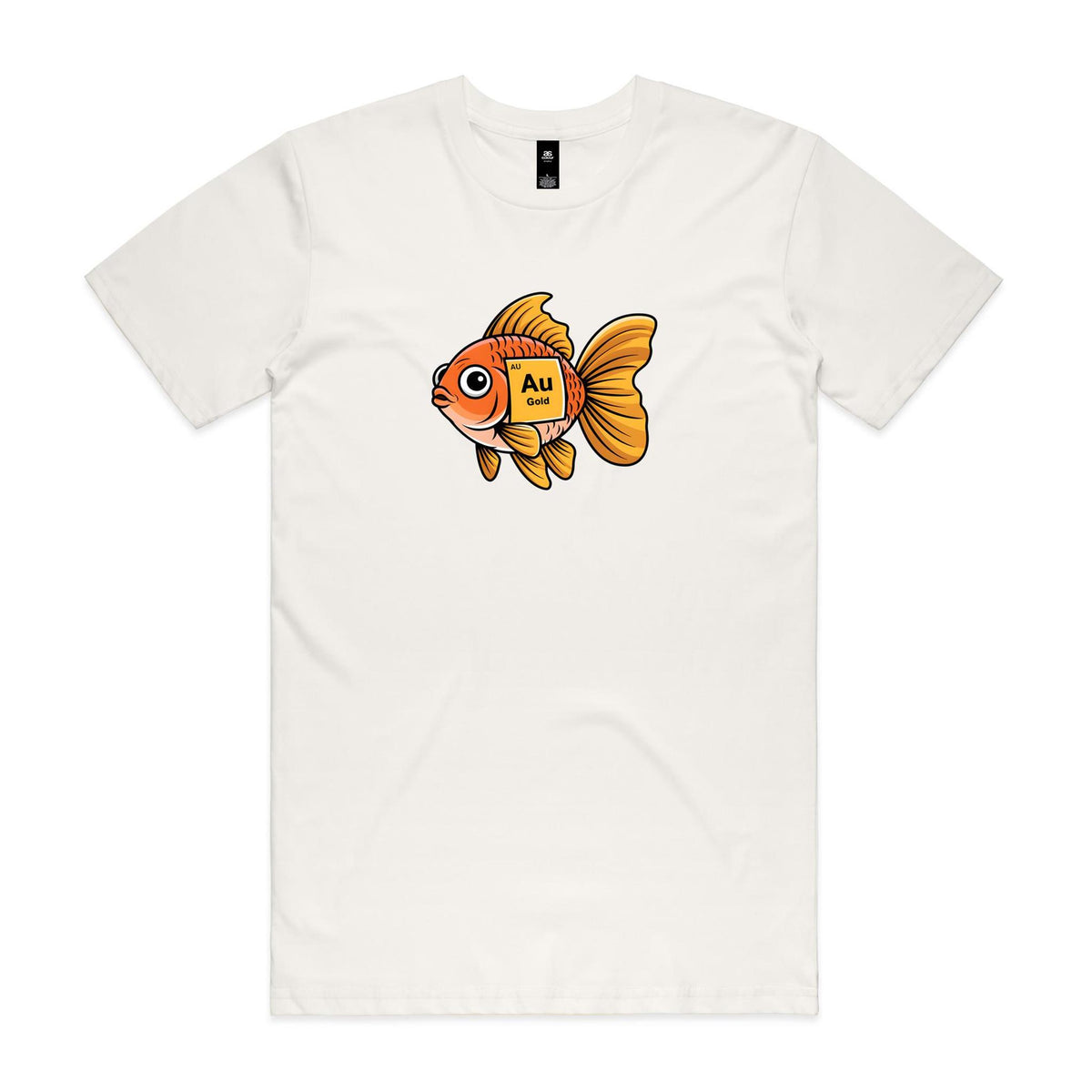 Gold Fish Periodic Table Men's AS Colour T-shirt