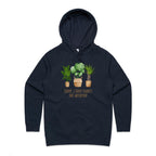 Sorry, I Have Plants This Weekend - Womens Hoodie Navy Womens Hoodie Plants Printed In Australia