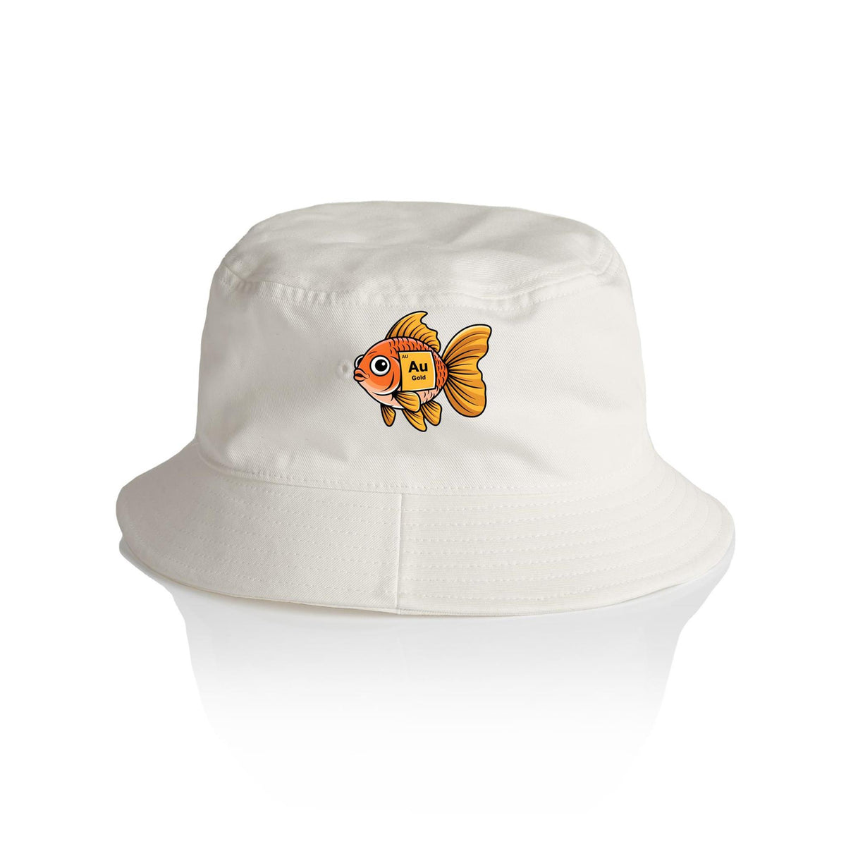 Gold Fish Periodic Table AS Colour Bucket Hat