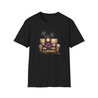 Reindeer, Christmas Movie Watching Shirt - Unisex Softstyle T-Shirt