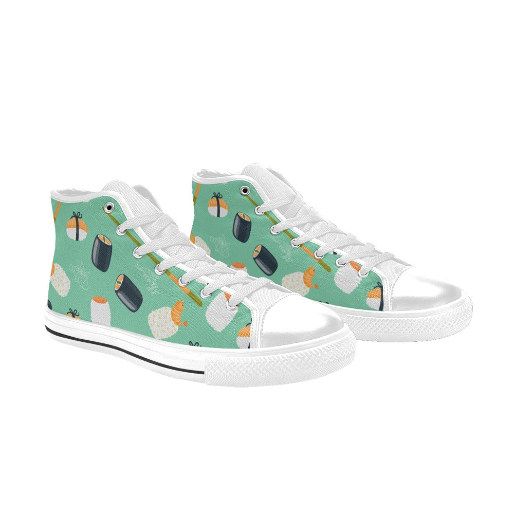 Cute Sushi - Men's High Top Canvas Shoes
