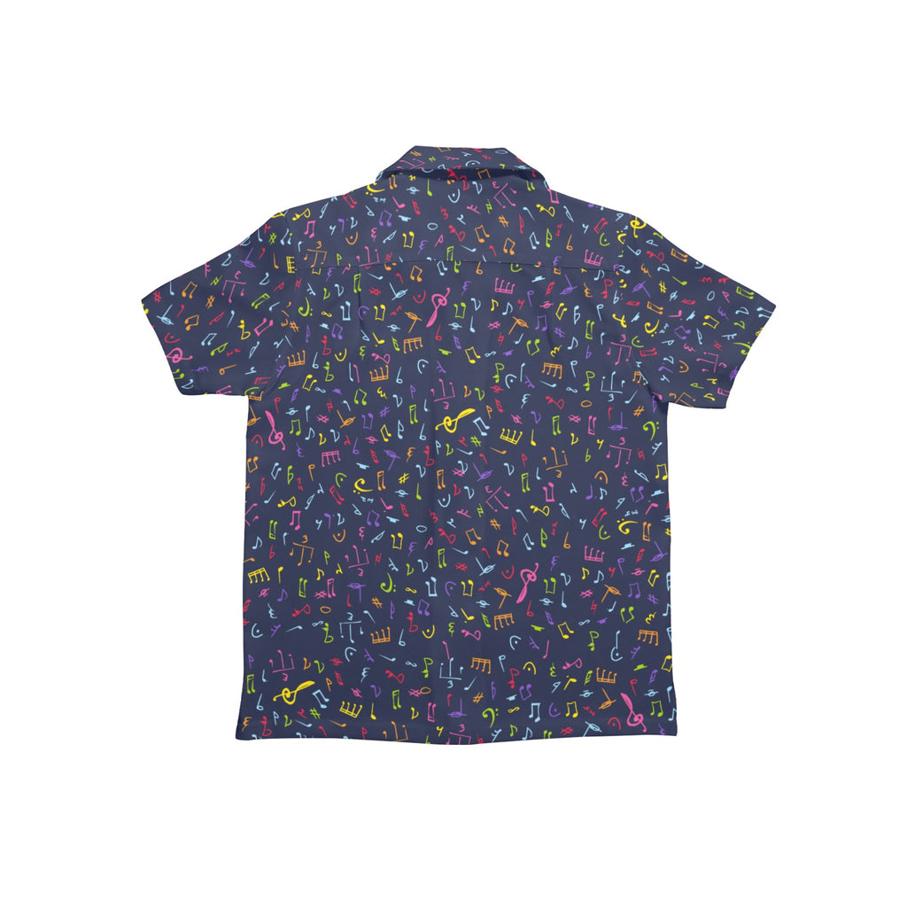 Music Notes - Junior Kids Hawaiian Shirt