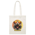 Underdog Parcel Canvas Tote Bag Default Title Small Tote Bag animal Printed In Australia