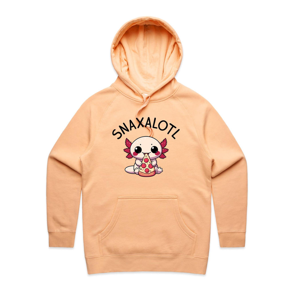 Snaxalotl, Axolotl Pizza - Womens Hoodie