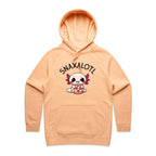 Snaxalotl, Axolotl Pizza - Womens Hoodie