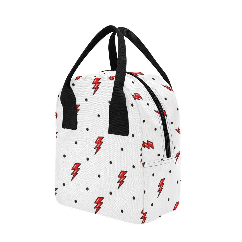 Red Lightning - Zipper Lunch Bag Zipper Lunch Bag Printed Offshore