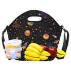 Colourful Space - Neoprene Lunch Bag Neoprene Lunch Bag Printed Offshore