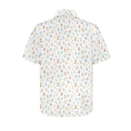 Paw Print Men's Short Sleeve Hawaiian Shirt Men's Hawaiian Shirt (New) animal Printed Offshore