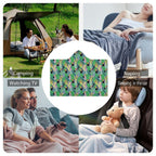 Bright Toucan Kids Hooded Blanket 100cm x 130cm Kids Hooded Blanket animal Printed Offshore