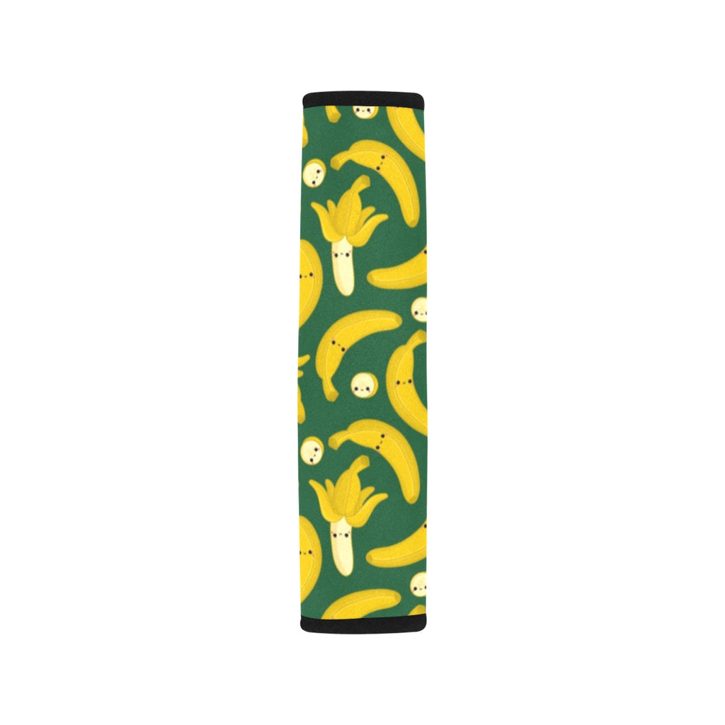 Happy Bananas Car Seat Belt Cover 7''x10'' (Pack of 2) Car Seat Belt Cover 7x10 (Pack of 2) Food Printed Offshore