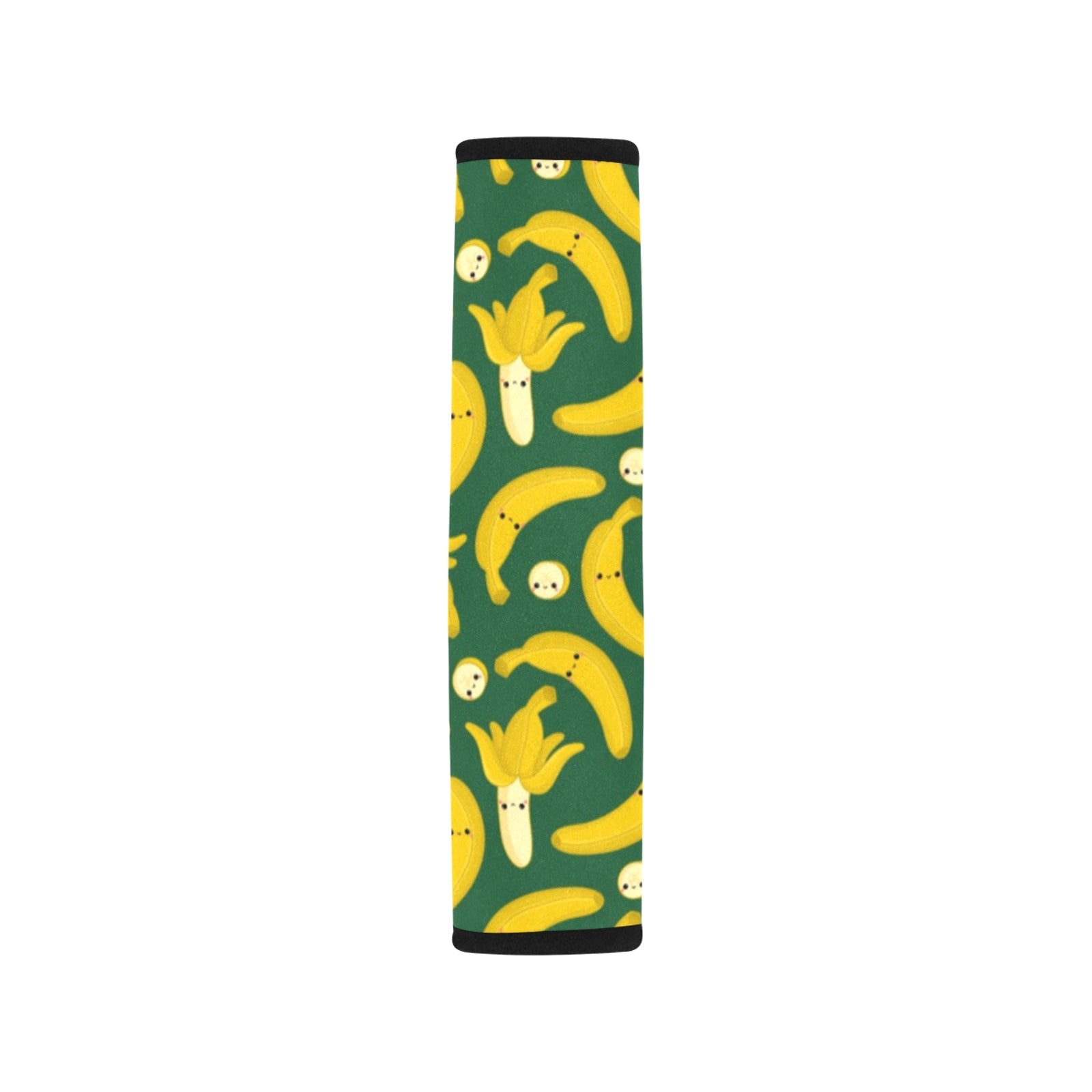 Happy Bananas Car Seat Belt Cover 7''x10'' (Pack of 2) Car Seat Belt Cover 7x10 (Pack of 2) Food Printed Offshore