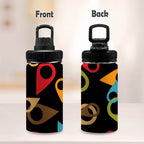 Where Am I Kids Water Bottle with Chug Lid (12 oz) Kids Water Bottle with Chug Lid Printed Offshore