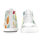 Autumn Leaves - Women's High Top Canvas Shoes