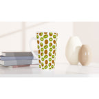 Kiwi Fruit - White Latte 17oz Ceramic Mug Latte Mug food Globally Fulfilled