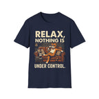 Relax Nothing Is Under Control Cat Unisex T-Shirt Unisex Adult T-shirt animal Globally Fulfilled