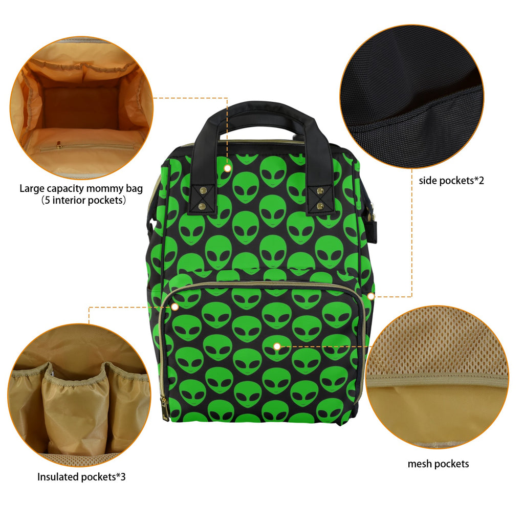Aliens - Multi-Function Backpack, Nappy / Diaper Bag